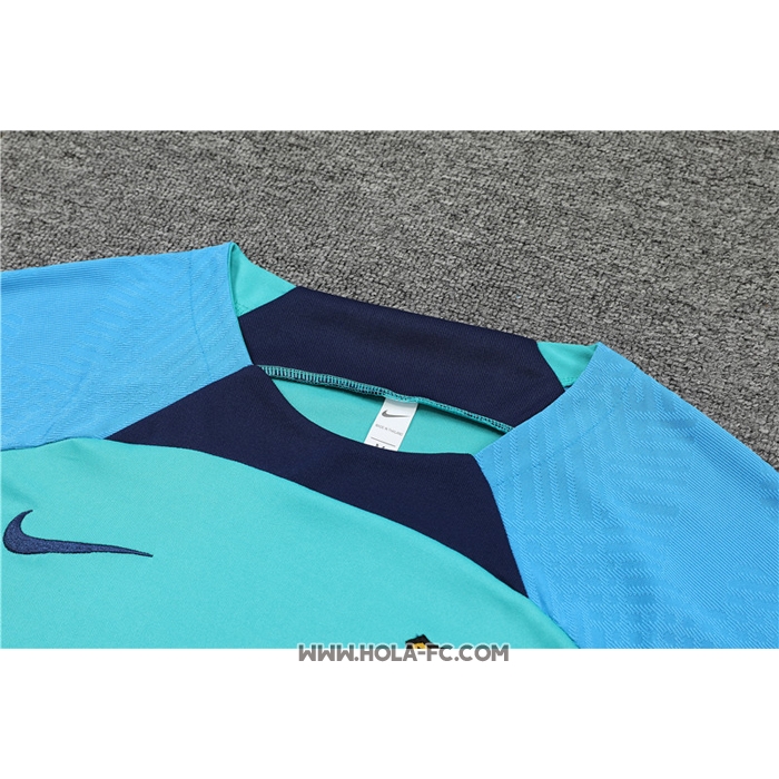 Chandal del Barcelona 2022-2023 Manga Corta Verde - Pantalon Corto